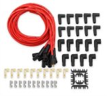 Mallory Pro Sidewinder Spark Plug Wire Sets 947 Wires, Sidewinder, Spiral Core, 8mm, Red, 135 Degree Boots, Universal, V8, Set thumbnail 2