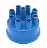 Mallory Distributor Caps 209D Cap, Female, Socket-Style, Blue, Clamp-Down, Mallory, YL, YLU, YT Series, V8, Each thumbnail 3