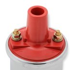 Mallory Canister Style Ignition Coils 29219 Coil, Canister, Round, Oil Filled, Chrome, 40,000 V, Each thumbnail 1