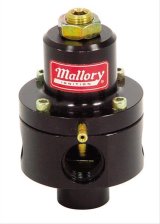 Mallory Universal Fuel Pressure Regulators for Injection 29389 Regulator, Black Anodized, 30-100 psi, Universal, Each thumbnail 1
