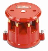 Mallory Distributor Caps 208M Cap, Male/HEI-Style, Red, Screw-Down, 32, 42 Series, V8, Each thumbnail 3