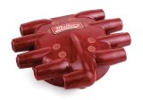 Mallory Marine Distributor Caps 221B Cap, Flat, Socket-Style, Red, Clamp-Down, Mallory, Marine, YLU, YL Series, Each thumbnail 2
