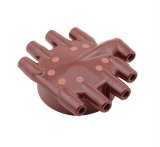 Mallory Marine Distributor Caps 221B Cap, Flat, Socket-Style, Red, Clamp-Down, Mallory, Marine, YLU, YL Series, Each thumbnail 3