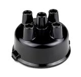 Mallory Distributor Caps 225 Cap, Female, Socket-Style, Black, Clamp-Down, Mallory, YL, 25, 26, 37, 38 Series, L4, Each thumbnail 2