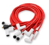 Mallory Pro Sidewinder Spark Plug Wire Sets 937C Wires, Sidewinder, Spiral Core, 8mm, Red, Ceramic, 90 Degree Boots, Universal, V8, Set thumbnail 6