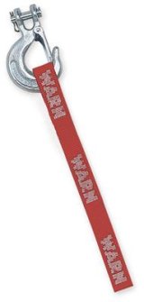 Warn Hook Straps 69645 Winch Accessory, Strap, Cable Pull, Grab Handle, Red, Nylon Strap, Each thumbnail 1