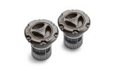 Warn Premium Manual Hubs 108325 Locking Hubs, Manual, Premium, Steel, Argent, Black Dial, Ford, Pair thumbnail 2