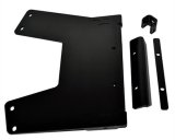 Warn Center Plow Mounting Kits 80260 Kit, Center, Steel, Black Powdercoated, Polaris, Kit thumbnail 1