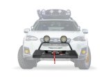 Warn Semi-Hidden Kit Winch Mounting Systems for 2018-2020 CROSSTREK - 106221 Mount, Semi Hidden, Bumper Style, Steel, Black Powdercoated, Subaru, Each thumbnail 1