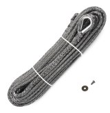 Warn Synthetic Winch Ropes 104232 Cable, Rope, 12,000 lbs. Capacity, 90 ft. Length, VR EVO 8-S, VR EVO 10-S, VR EVO 12-S, Each thumbnail 1