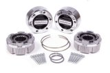 Warn Standard Manual Hubs 9790 Locking Hubs, Manual, Standard, Aluminum, Chrome, Polished Dial, Chevy, Dodge, Ford, International, Jeep, Pair thumbnail 2