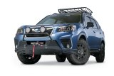 Warn Semi-Hidden Kit Winch Mounting Systems for 2019-2021 FORESTER - 106413 Mount, Semi-Hidden, Steel, Black Powdercoated, Subaru Forester, Fifth Generation. Each thumbnail 1