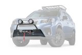 Warn Semi-Hidden Kit Winch Mounting Systems for 2019-2021 FORESTER - 106413 Mount, Semi-Hidden, Steel, Black Powdercoated, Subaru Forester, Fifth Generation. Each thumbnail 2