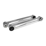 Steeda Billet Rear Lower Control Arms for 2005-2014 MUSTANG - 555-4405 Arms, Rear, Lower, Aluminum, Natural, Polyurethane Bushings, Ford, Pair thumbnail 1