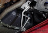 Steeda S550 Ford Mustang Rear IRS Subframe Support Braces for 2015-2022 MUSTANG - 555-5754 Braces, IRS, Mustang, Coupe Models, Chromoly, Silver Powdercoat, Chassis Stiffeners, Pair thumbnail 2