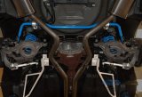 Steeda S550 Ford Mustang Rear IRS Subframe Support Braces for 2015-2022 MUSTANG - 555-5754 Braces, IRS, Mustang, Coupe Models, Chromoly, Silver Powdercoat, Chassis Stiffeners, Pair thumbnail 3