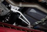 Steeda S550 Ford Mustang Rear IRS Subframe Support Braces for 2015-2022 MUSTANG - 555-5754 Braces, IRS, Mustang, Coupe Models, Chromoly, Silver Powdercoat, Chassis Stiffeners, Pair thumbnail 4