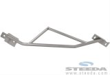 Steeda S550 Ford Mustang Rear IRS Subframe Support Braces for 2015-2022 MUSTANG - 555-5754 Braces, IRS, Mustang, Coupe Models, Chromoly, Silver Powdercoat, Chassis Stiffeners, Pair thumbnail 7