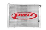 PWR North America Universal Radiators 902-31161 Radiator, Crossflow, Aluminum, Universal, 31 in. x 16 in. 1 3/4 in, Each thumbnail 2