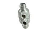 PWR North America Fabricated Check Valves 70-11004 Valve, Aluminum, Lightweight, -16 AN, In/Out, 5 1/2 in. Long, Two -8 AN Bungs, Each thumbnail 2