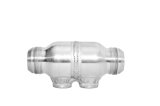 PWR North America Fabricated Check Valves 70-11003 Valve, Aluminum, Lightweight, -20 AN, In/Out, 5 1/2 Long, Two -8 AN Bungs, Each thumbnail 2