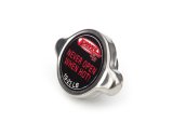 PWR North America High-Pressure Radiator Caps 50-00004 Cap, High-Pressure, Round, 19 psi, Small-style Cap, Steel, Natural, C&R Racing Logo, Each thumbnail 2