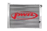 PWR North America Universal Radiators 902-31191 Radiator, Crossflow, Aluminum, Double Pass, Universal, Each thumbnail 2
