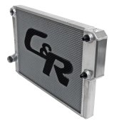 PWR North America Universal Radiators 906-30194 Radiator, Crossflow, Aluminum, Universal, 30 in. x 19 in. 1 3/4 in, With Ford Style Heat Exchanger, Each thumbnail 2