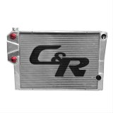PWR North America Lightweight Late Model Dirt and Pavement Radiators 918-30192 Radiator, Lightweight, Crossflow, Aluminum, Double Pass, High Outlet, Heat Exchanger, Universal, Each thumbnail 2