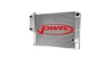PWR North America Lightweight Late Model Dirt and Pavement Radiators 918-30192 Radiator, Lightweight, Crossflow, Aluminum, Double Pass, High Outlet, Heat Exchanger, Universal, Each thumbnail 3
