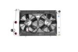 PWR North America OE Fit Radiator Modules for 1967-1970 MUSTANG - 15-11553 Radiator, Fit, Cross Flow, Aluminum, Natural, Dual Spal Fans, 12 in. Diameter, Engine Oil Cooler, 5.0L Coyote, Ford, Kit thumbnail 2