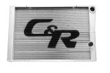 PWR North America Lightweight Late Model Dirt and Pavement Radiators 912-28191 Radiator, Lightweight, Crossflow, Aluminum, Double Pass, High Outlet, Closed, Universal, Each thumbnail 1