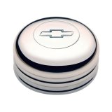 GT Performance GT-3 Standard Horn Buttons 11-1002 Button, Standard, Billet Aluminum, Polished, Chevrolet Bowtie Emblem, Each thumbnail 1