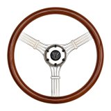 GT Performance GT-3 Gasser Banjo-Style Steering Wheels 21-5647 Wheel, GT3 Retro Wheel, Banjo Style, Wood, Each thumbnail 3