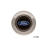 GT Performance GT-3 Hi-Rise Horn Buttons 11-1521 Button, Hi-Rise, Polished Billet Aluminum, Ford Colored Emblem, Performance, Each thumbnail 2