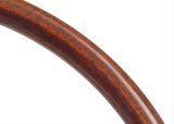 GT Performance GT-3 Retro GM Wood Steering Wheels 36-5459 Wheel, GM, 3-Spoke, Stainless, Brushed, Dark Walnut Color Grip, 15 in. Dia., 3-Bolt thumbnail 3
