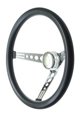 GT Performance GT-3 Classic Foam Steering Wheels 35-5431 Wheel, Classic, Black Grip, Chrome Steel Spokes, 15 in. Diameter, 3-Bolt Mount, Each thumbnail 4