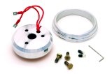 GT Performance Steering Wheel Installation Kits OCT-04 Kit, 3-Bolt Mount, Polished, Aluminum, Ford, Mercury, Kit thumbnail 1