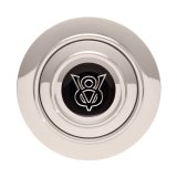 GT Performance GT-9 Banjo-Style Horn Buttons 11-1243 Button, Banjo-Style, Polished Billet Aluminum, V8 Colored Emblem, Performance, Each thumbnail 2