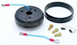 GT Performance Steering Wheel Installation Kits 20-6005 Kit, 3-Bolt Mount, Billet Aluminum, Black Anodized, Ford, Mercury, Kit thumbnail 1