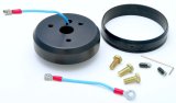 GT Performance Steering Wheel Installation Kits 20-6005 Kit, 3-Bolt Mount, Billet Aluminum, Black Anodized, Ford, Mercury, Kit thumbnail 2