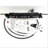 UniSteer Rack and Pinions 8011650-01 Pinion, Hydraulic Power Assist, Aluminum Rack, Black Powdercoated, Chevy, GMC, Kit thumbnail 1