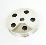 UniSteer Power Steering Pulleys for 1968-1982 CORVETTE - 8020710 Pulley, Saginaw, 6 Grove Serpentine, Billet Aluminum, Polished, 0.625 in. Bore, 5.75 in., Each thumbnail 2