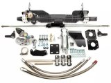 UniSteer Rack and Pinion Conversion Kits 8011430 Pinion, Conversion, Hydraulic Power Assist, Aluminum Rack, Black Powdercoated, Ford, Kit thumbnail 1