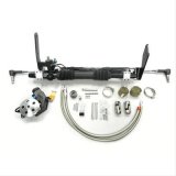 UniSteer Rack and Pinion Conversion Kits for 1965-1967 GALAXIE 500 - 8012350-01 Pinion, Conversion, Hydraulic Power Assist, Aluminum Rack, Black Powdercoated, Ford, Kit thumbnail 1