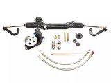 UniSteer Rack and Pinion Conversion Kits for 1967-1969 CAMARO, 1968 CHEVY II, 1969-1974 NOVA - 8011450 Pinion, Conversion, Hydraulic Power Assist, Aluminum Rack, Black, Chevy, Kit thumbnail 1
