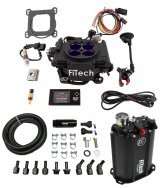 FiTech MeanStreet EFI 800 HP Fuel Injection Systems with Force 35208 System, Mean Street Self Tuning, Throttle Body, Satin Black, System, Kit thumbnail 1