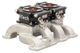 FiTech Go EFI 2x4 PA 1200 HP Fuel Injection Systems 30064 System, Dual-Quad Power Adder HP, Throttle Body, Satin Black, Injectors, ECM, Kit thumbnail 2