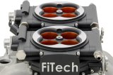FiTech Go EFI 2x4 PA 1200 HP Fuel Injection Systems 30064 System, Dual-Quad Power Adder HP, Throttle Body, Satin Black, Injectors, ECM, Kit thumbnail 4