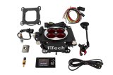 FiTech Go EFI 4 Power Adder 600 HP Self-Tuning Fuel Injection Systems 30004 System, Self-Tuning, Throttle Body, Satin Black, ECM, Kit thumbnail 2
